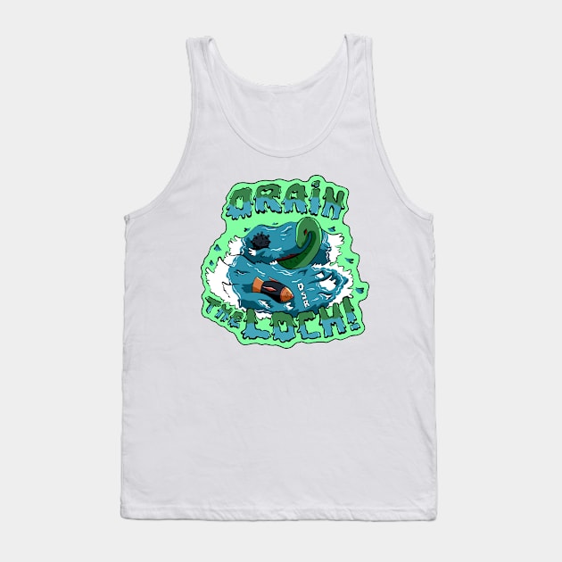 Drain The Loch! Tank Top by Dystopian Simulation Radio